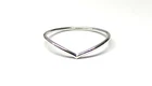 925 Sterling Silver Skinny Wishbone Stacking Ring Ideal as Finger or Midi Ring