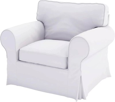 NEW CUSTOM MADE REPLACEMENT COVER for IKEA EKTORP CHAIR WHITE SLIPCOVER