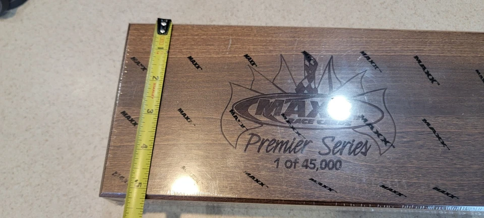 Vintage 1995 Maxx Race Cards Premier Series Limited Edition Wood Box Set SEALED - Image 3 of 4
