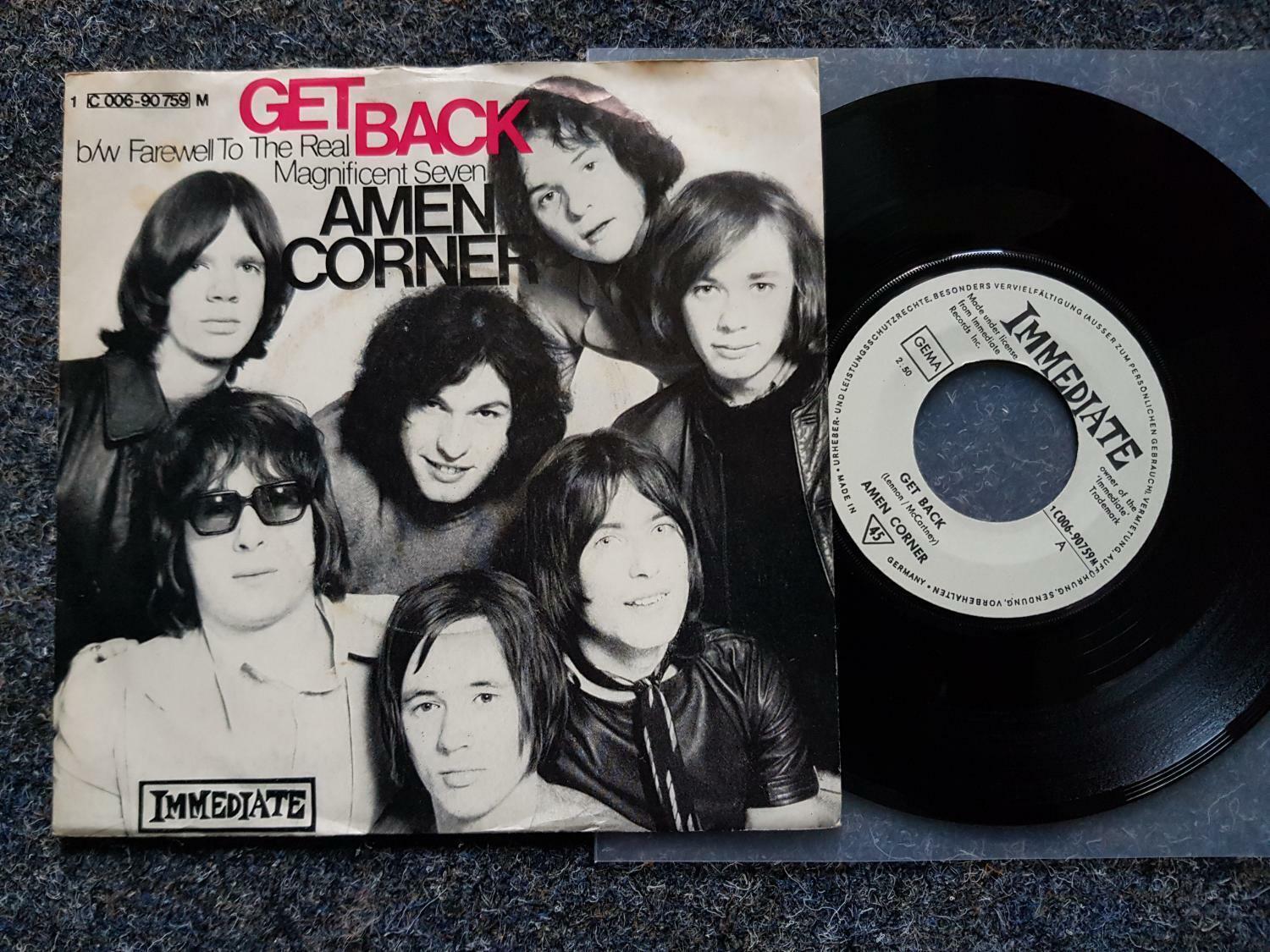 7"" Single Vinyl Amen Corner - Get back / CV The Beatles