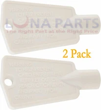 2 Pack 297147700 Freezer Door Lock Key for Electrolux AP4301346 PS1991481
