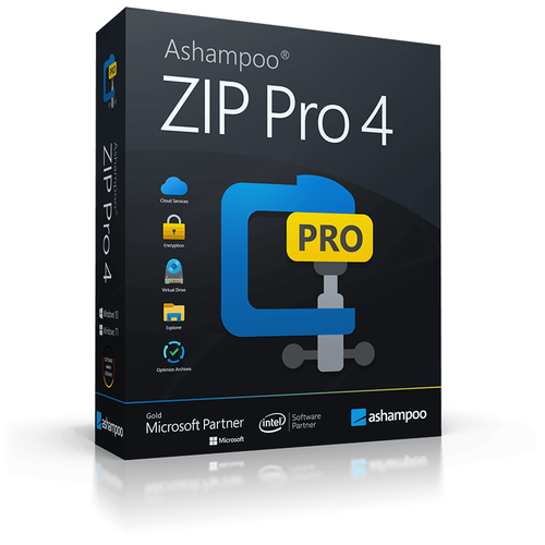 Ashampoo ZIP Pro 4 | Dauerlizenz | Download | Software | ESD | Entpacken | ZIP - Bild 1 von 1