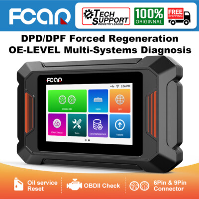 Fcar F802 Pro All-in-One Diesel Scanner DPF Regen for Heavy Duty Trucks