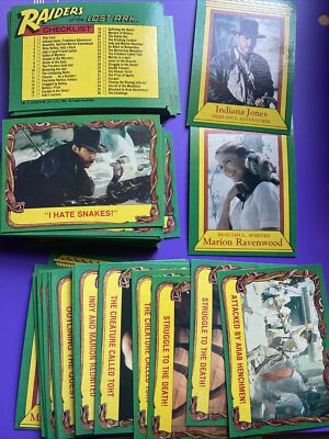1981Topps Raiders of the Lost Ark Trading Cards**YOU PICK!!/Finish your SET-NM-M