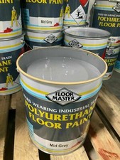 INDUSTRIAL GARAGE/ WAREHOUSE FLOOR PAINT 5/10/20  LITRES VARIOUS COLOURS