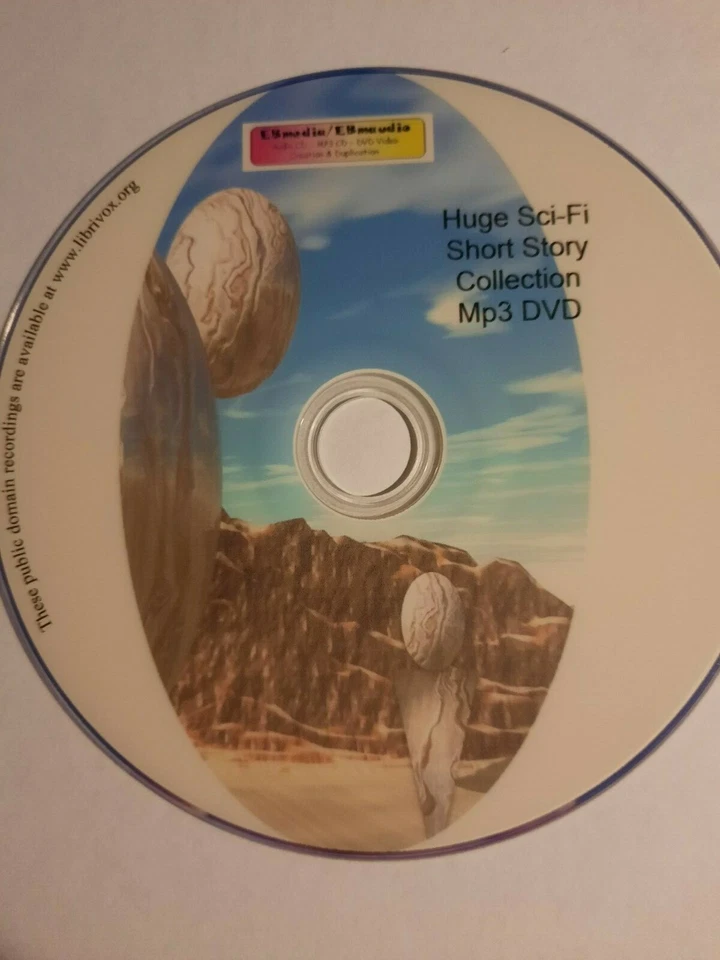 Huge collection of 300 Science fiction Audiobook short stories Mp3 DVD Sci-Fi