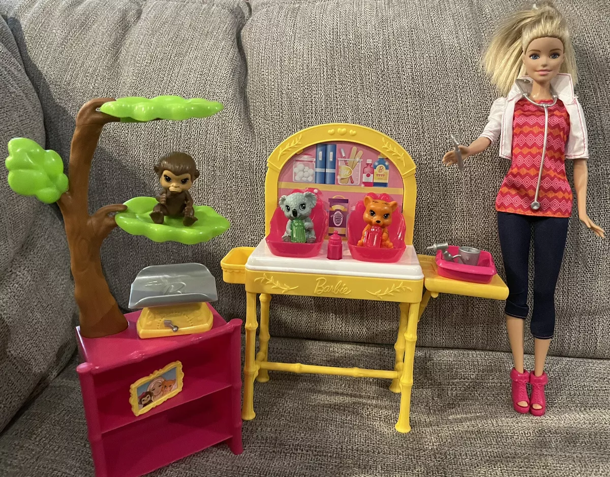 Barbie zoo doctor playset sale