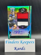 2024 Certified Football Cade Stover Freshman Fabric Auto SP #23/49 Tri Color RPA