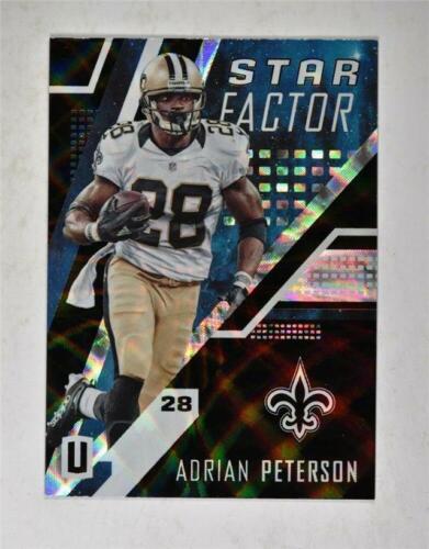 2017 Unparalleled Star Factor #22 Adrian Peterson - Photo 1/1