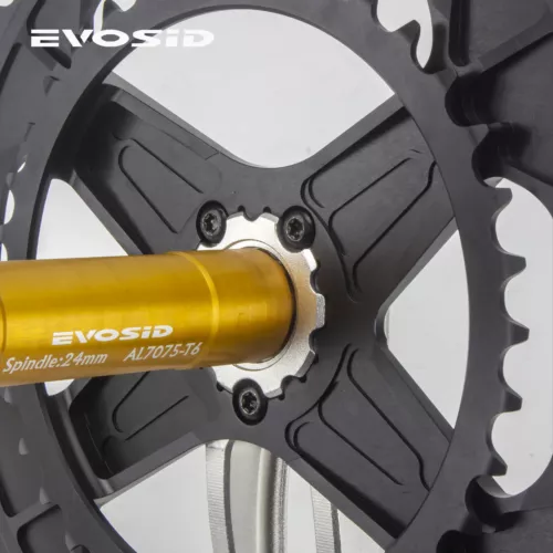 Road Bike Crankset 52-36T 12 Speed 2X Chainring Hollow Tech Crank 165mm Crankset - Picture 5 of 40