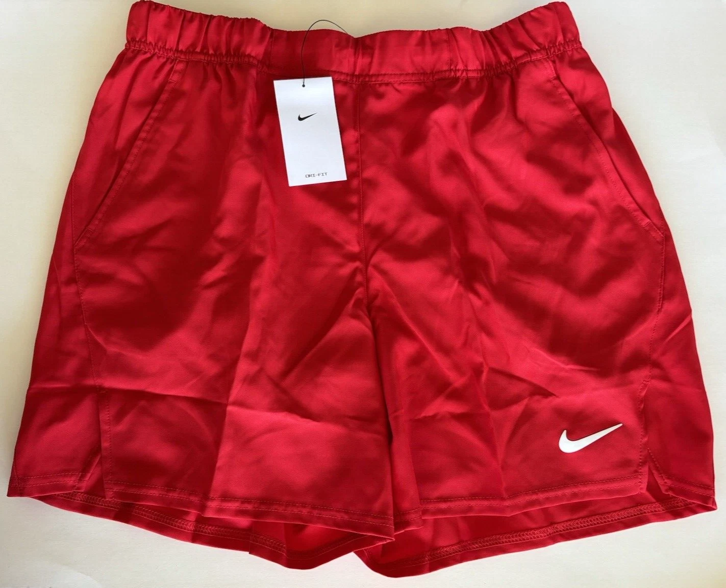 Nike Shorts XL Red Court Victory 7" Dri-FIT Tennis Gym Men's CV3048-657 NWT