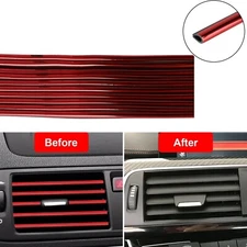 Auto Vehicle DIY AC Vent Outlet Moulding Trim Decor Universal Car Accessories