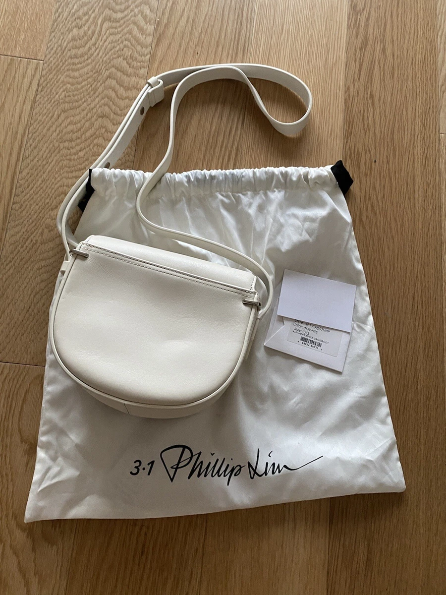 3.1 phillip lim calfskin alix saddle bag White eBay