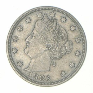 1 1883 *no cent* Liberty V Nickel //// Choice AU+ //// 1 Coin
