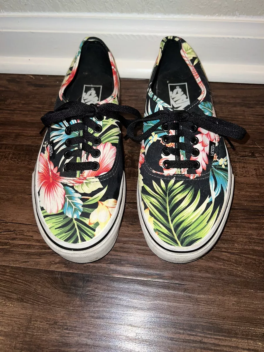 Size 7.5 Mens size 9 Womens VANS Authentic Hawaiian Floral eBay