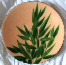 Emaliowany talerz miedziany, prawdopodobnie Chiny, początek XX wieku