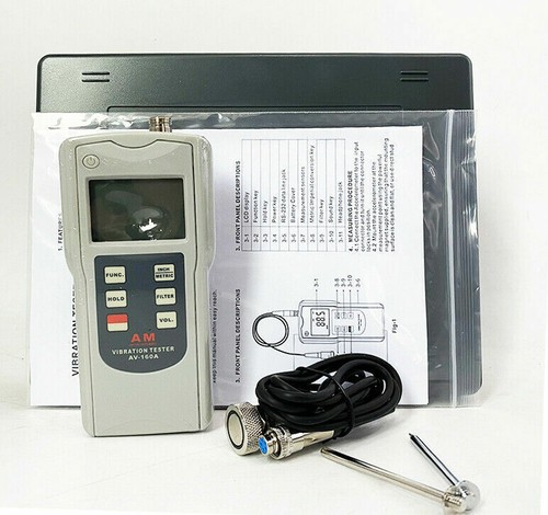 Vibromètre Numérique Vibromètre Analyseur Datalogger Mesure - Photo 8/10