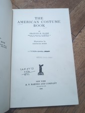 American Costume Book by Frances Haire HC - V...