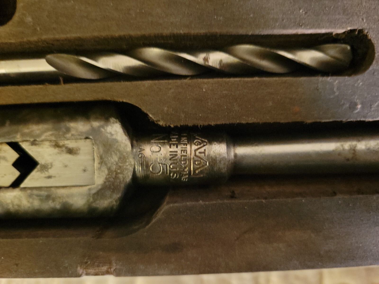 Vintage GTD GREENFIELD TAP And DIE Set in Original Wooden Box Small