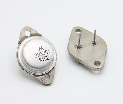 2N5301 Motorola Silicon NPN Transistor High Power Audio Amplifier TO 3
