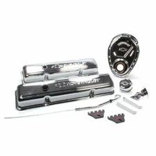 Proform 141-001 Engine Dress-Up Kit Chrome Fits Small Block Chevy NEW