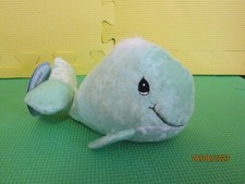 1998 Precious Moments - Tender Tails - Enesco - Plush, Bean Bag, Green Whale