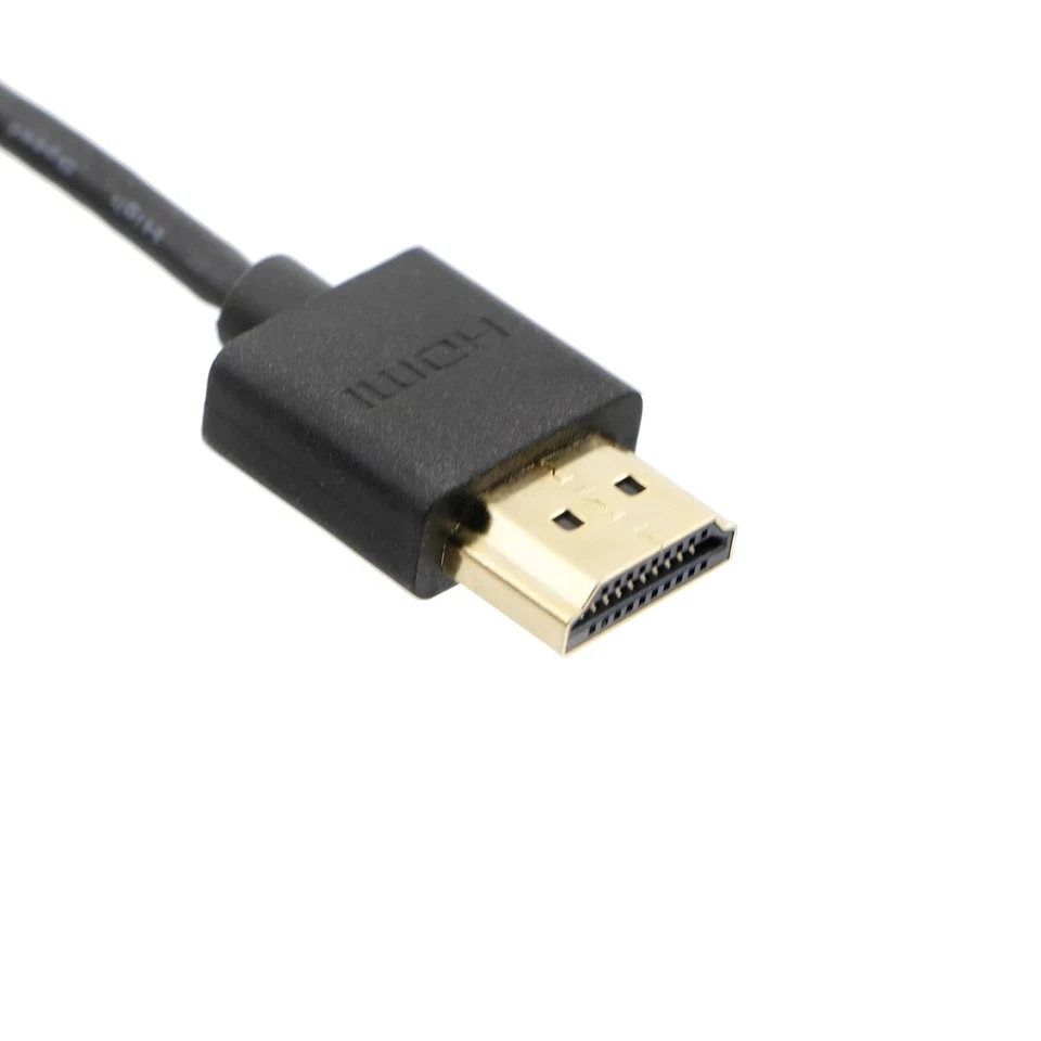 Micro HDMI to HDMI Cable 2.1 for Sony a7 IV FX30 Canon R5C R5 R6 Atomos Shinobi - Image 3 of 4