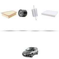 Hoffcar Set Service - 4 Filter FüR Renault Scenic I 2.0 16V 102Kw Von 1999