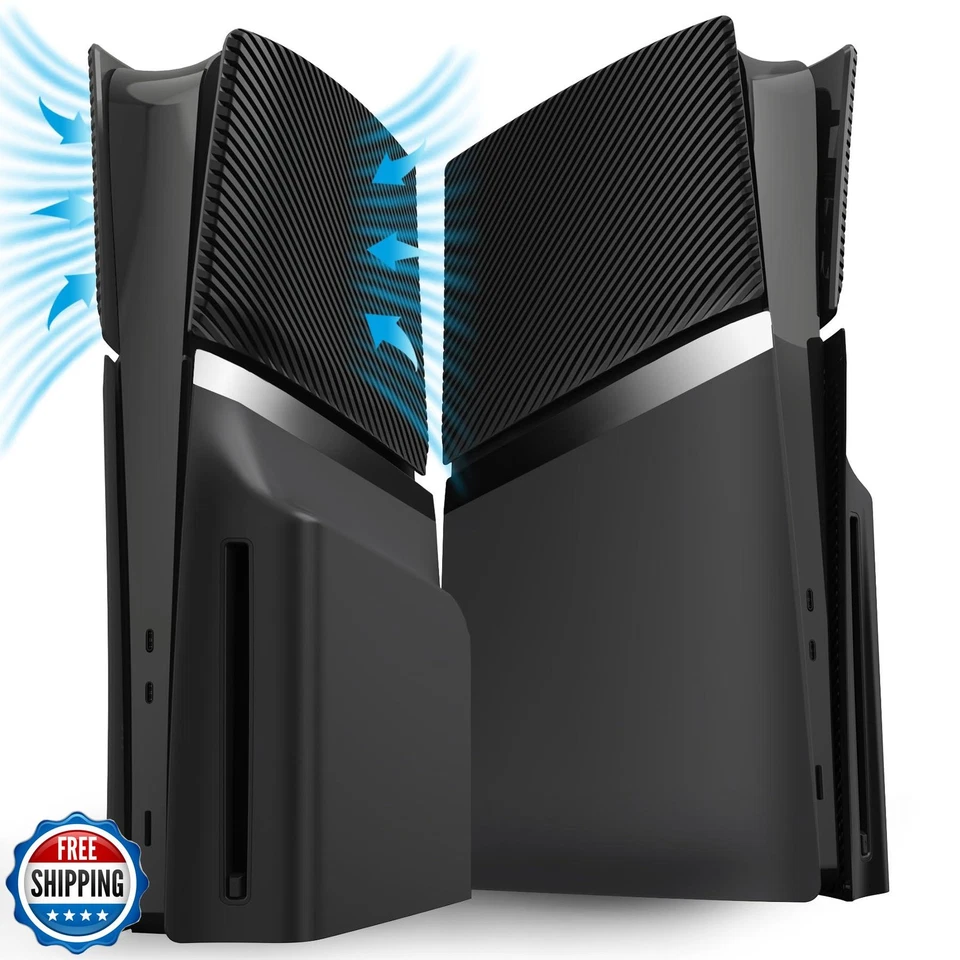 eXtremeRate eXcover Console Replacement Top Bottom Cover Compatible with ps5 - Image 3 of 4