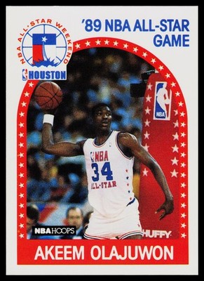 -CS- 1989-90 NBA Hoops All-Star - #178 Akeem Olajuwon (D) *Free Shipping*