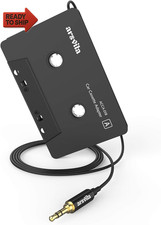 Arsvita Car Audio Cassette to Aux Adapter, 3.5 MM Auxillary Cable Tape Adapter
