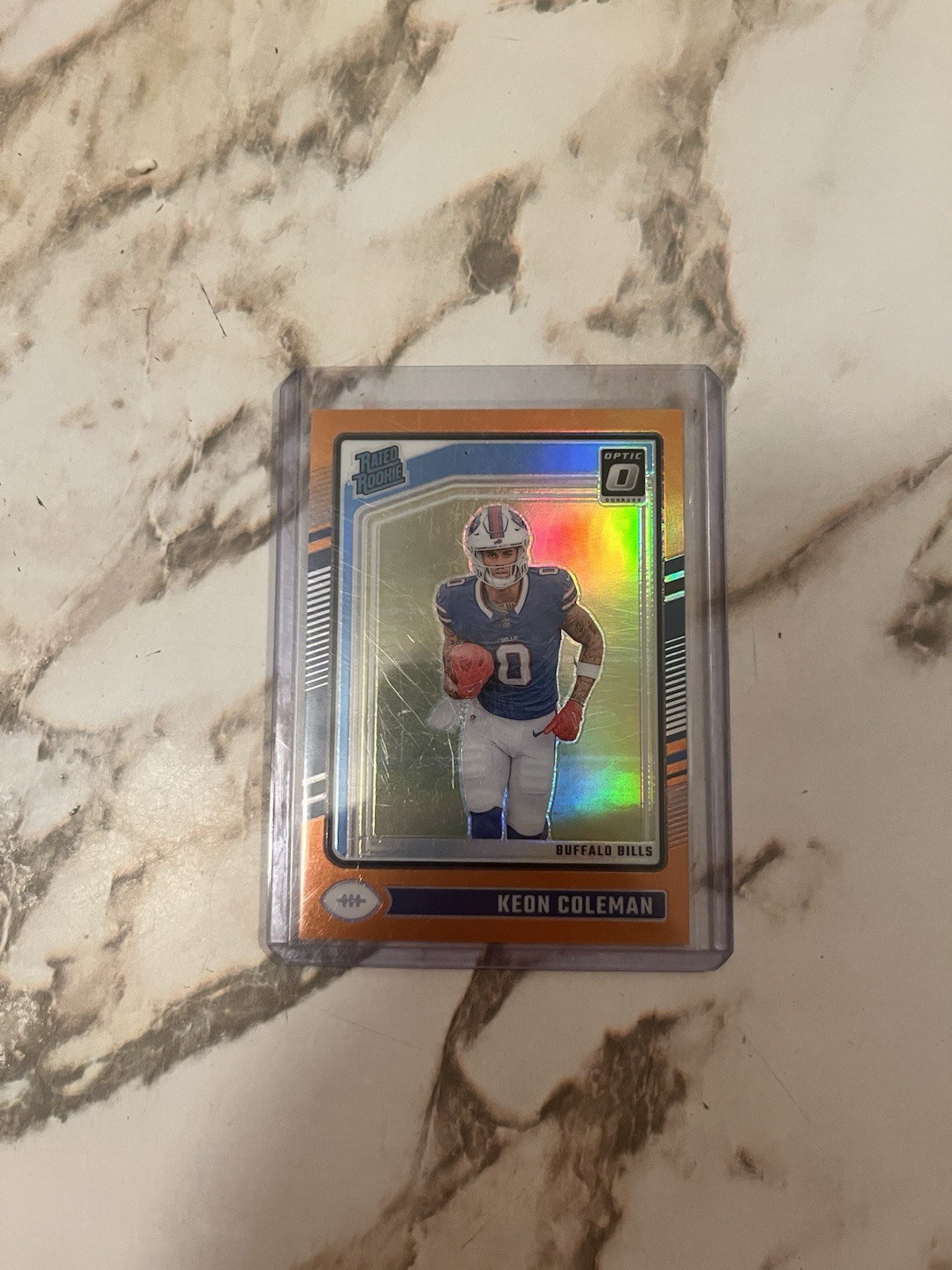 2024 Donruss Optic #263 Keon Coleman Orange #/249