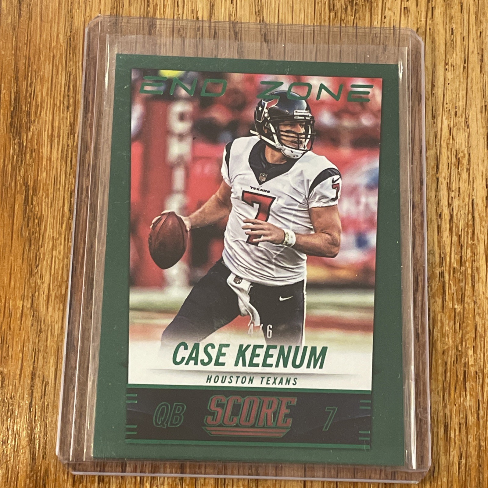 2014 Score END Zone #4/6 Case Keenum #87 TEXANS SSP