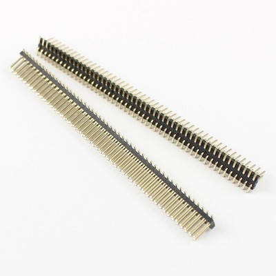 5Pcs Gold Plated 1.27mm Pitch 2x50 Pin 100 Pin Male Double SMT SMD Header Strip 