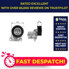 Aux Belt Tensioner fits MAZDA MX5 Mk4, ND 1.5 2015 on Manual Transmission Drive