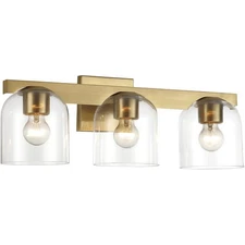 Maxim Lighting 21233CLNAB Scoop Bathroom Vanity Light Natural Aged Brass