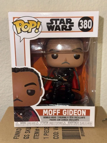 FUNKO POP STAR WARS: THE MANDALORIAN - MOFF GIDEON w/ DARKSABER 380 VINYL FIGURE
