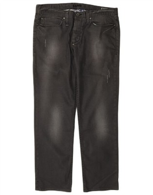 SISLEY Herren Slim Jeans W35 L31 Grau Baumwolle BF06