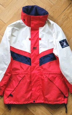 Helly Hansen Vintage 90er Wind Segel Winter Regen Jacke Windbreaker S M UNISEX