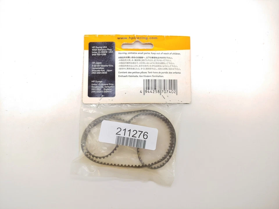 HPI Racing BELT #A740 S3M 471 (RUBBER) 157T for Super Nitro RS4 Front NEW OPEN - Image 4 of 4