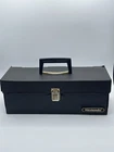 Nintendo NES VTG 15-Game Black Cartridge Storage / Carry Case w/ Handle NO GAMES