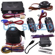 8006b Remote Start Keyless Entry Kit 12v W Siren Horn Alarm Universal Car 8006b Remote Start Keyless Entry Kit 12v W Siren Horn Alarm Universal Car