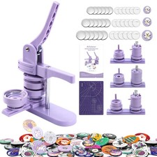 1 1.25 2.25 Inch Button Maker Machine Multiple Sizes - Pin Button Maker Kit f...
