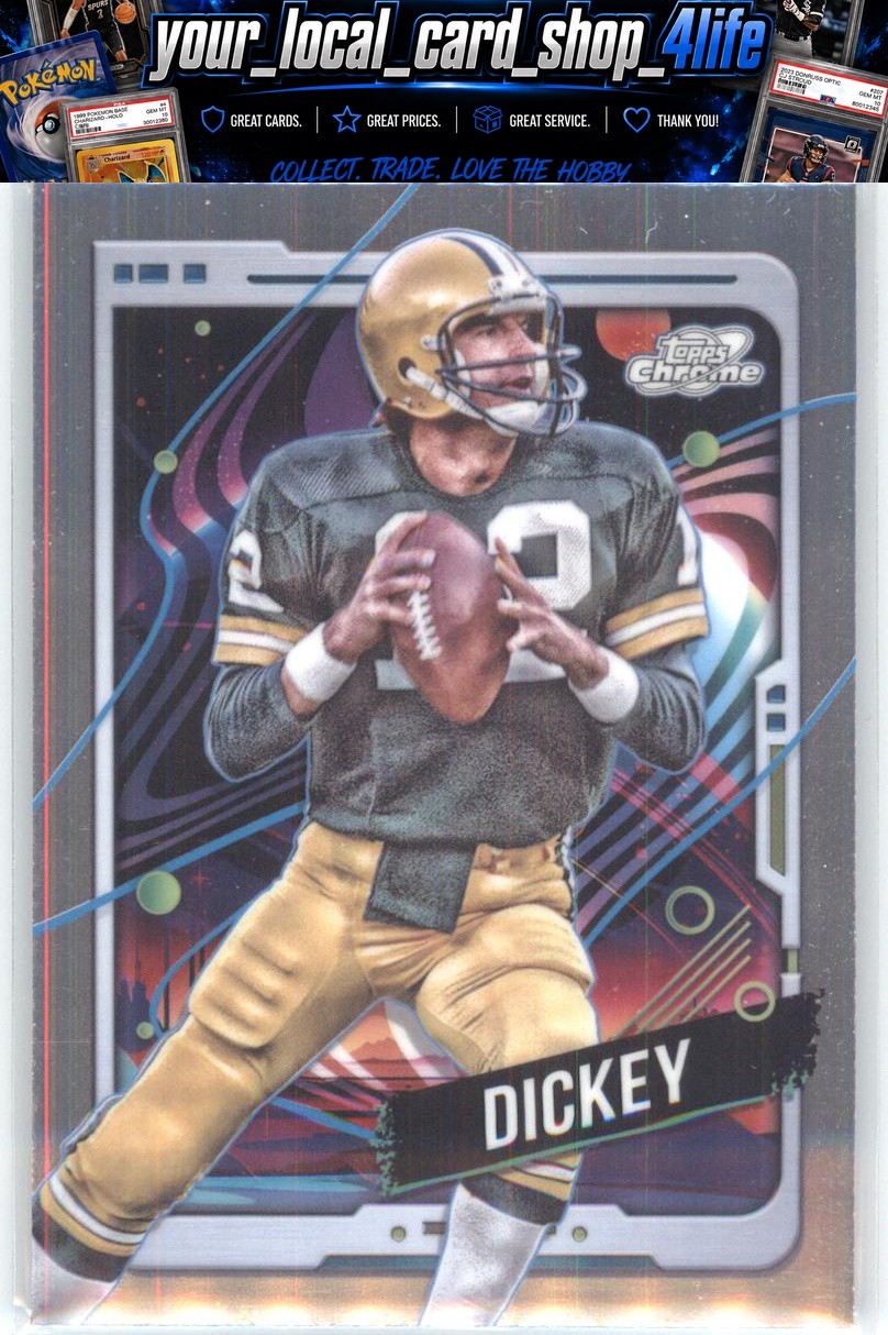 2024 Topps Chrome Cosmic #34 Lynn Dickey Green Bay Packers