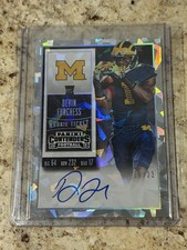 2015 Panini Contenders Devin Funchess Cracked Ice  Rookie Auto SSP Mich VAR /23