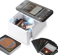 Card Scanner Stand Holder for Trading Cards, MTG, TCG, Sports Cards with LED Lig