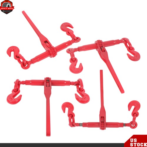 4Pack 3/8" - 1/2" Ratchet Binder Load Chain Binder 9200lbs for Tie Down - Picture 1 of 12