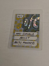 NME Scotland Arctic Monkeys - Laminate Backstage Pass 2006