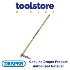 Draper 85632 Heavy Duty Gardening Digging Hoe Robust Head Smooth Hardwood Handle
