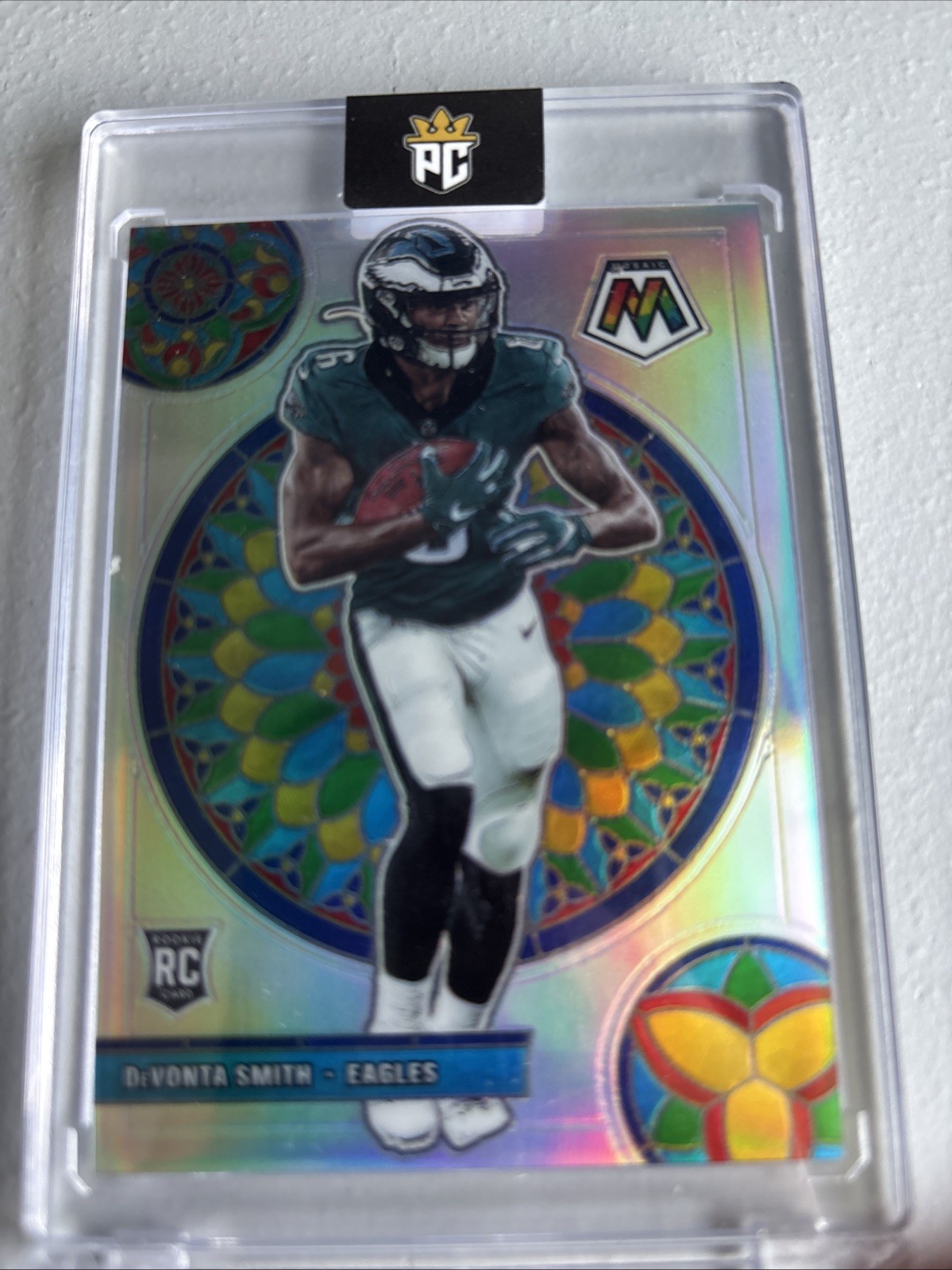2021 Panini Mosaic - Glass Mosaic Devonta Smith #GM-27 (RC)